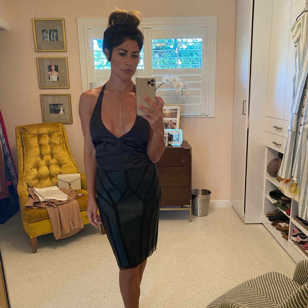 For Love and lemons black halter body suit, Medium